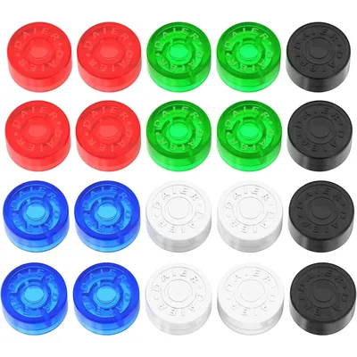 DAIERBUM 20PCS Footswitch Topper Guitar Pedal Topper Multi Color Pedal Button Caps Guitar Pedal