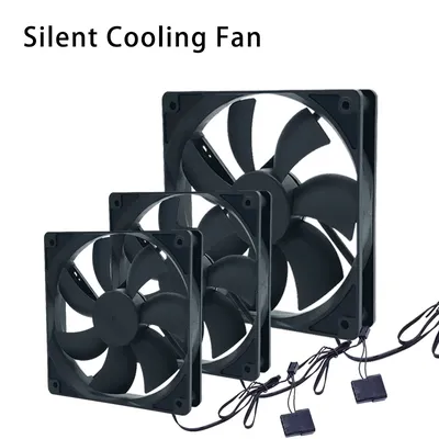 80mm 90mm 120mm Quiet Computer Fan Silent PC Fans For Computer PC Case GPU CPU Cooler Radiator