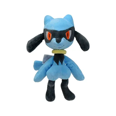 New Pokemon Riolu Kawaii Soft Plush Toys Cute Anime Pocket Monster Stuffed Animals Peluche Dolls