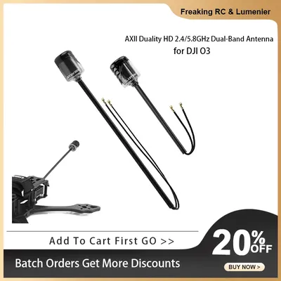 Original In Stock Lumenier AXII Duality HD 2.4/5.8GHz Dual-Band Antenna for DJI O3