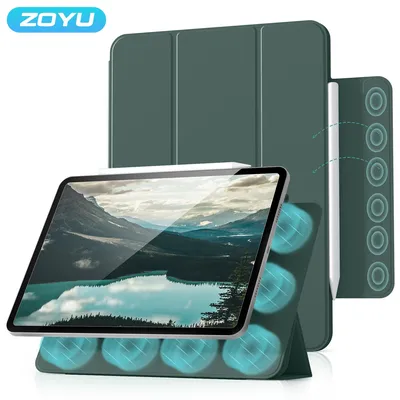 ZOYU for iPad 10 10.9 2022 Pro 11 12.9 inch Magnetic Case, For iPad Air4/5 10.9 Mini 6 8.3 inch with