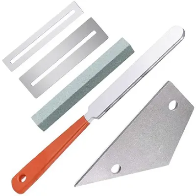 Guitar Fret Crowning File Leveling Tool Grinding Protectors Repair Part Set Guitar Repair Tool