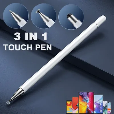 3 in 1 Stylus Pen For iOS Android Touch Pen Drawing Capacitive Pencil For iPad Samsung Xiaomi Tablet