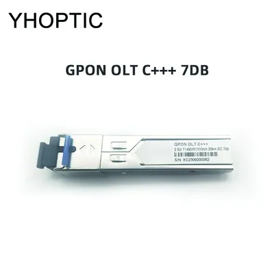 1.25G/2.5G GPON OLT C+++ 7dB 8dB 9dB SC GPON OLT C+++ 20km 1490/1310nm Port GPON OLT SFP Compatible