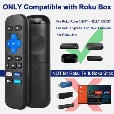 New Remote Control Use for Roku TV Set Top Box STB 1/2/3/4 Express Premiere Ultra Controller with