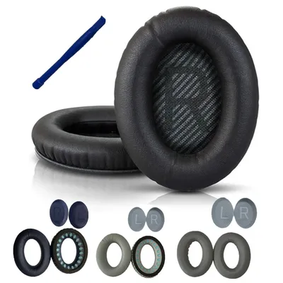 Replacement Ear Pads for BOSE QC35 for QuietComfort 35 & 35 II Headphones Memory Foam Ear Cushions