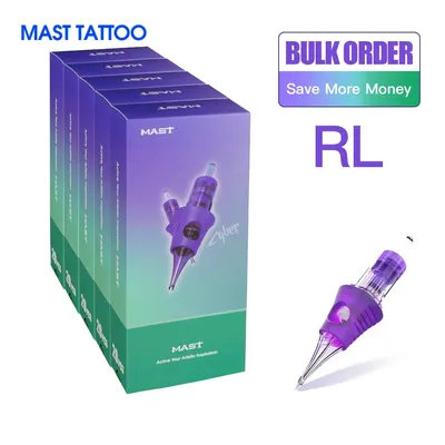 3/5/10 Boxes RL Mast Pro Tattoo Cartridge Needles Supply Makeup Permanent Mast Cyber Needles Round