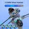 Wired Headset Earphones 3.5mm HiFi Stereo Noise Reduction Earbuds Sports Headphones with Mic for