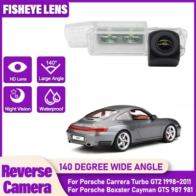 Car Rear View Reverse Backup Camera For Porsche Carrera Turbo GT2 1998~2011 For Porsche Boxster Cayman GTS 987 981 HD CCD