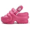 Women Slippers Brand New Fashion Integrated Slipper Female Light Summer Casual Shoes Soft 8cm