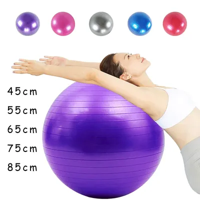 PVC Fitness Balls Yoga Ball Thickened Explosion-proof Exercise Home Gym Pilates Equipment Balance