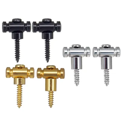 2 Pieces Roller String Guides Retainer Electric Guitar String Retainers for Electric Guitars