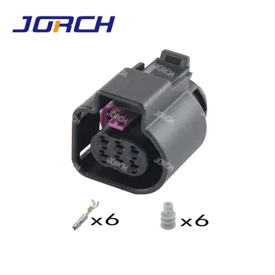 2 sets 6 Pin Auto Waterproof LSU 4.9 Wide Band Oxygen Sensor Connector 1928404669 Throttle Plug For
