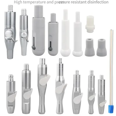 Dental Valve Oral Saliva Ejector Suction Short Strong Weak Handpiece Valve Dental Oral Saliva Short Weak Handpiece Tip Adaptor