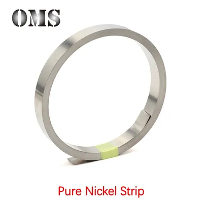 5 Meters N6 Pure Nickel Strip 0.1/0.15/0.2mm Thickness 99.96% High Purity Nickel Strips For Li-ion