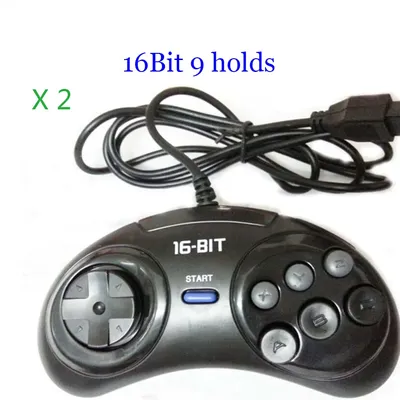 2pcs/1pc Game controller for SEGA Genesis for 16 bit handle controller 6 Button Gamepad for SEGA MD