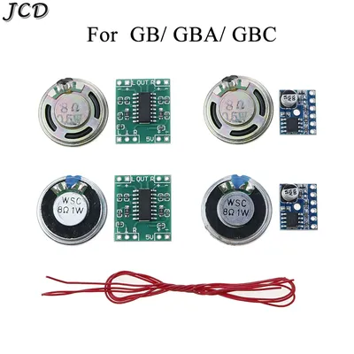JCD 1Set Sound Audio Amplifier Enhancement Speaker For Gameboy Color GBC GBA GB Digital Amplifier