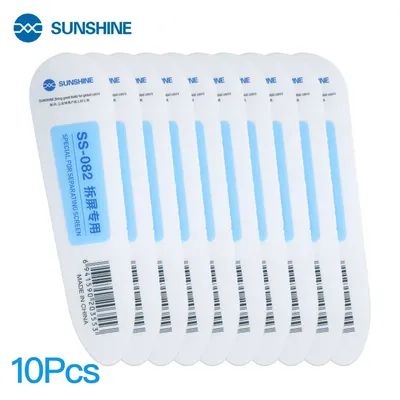 10Pcs SUNSHINE SS-082 Curved Screen Disassembly Card Folding Resistant For LCD Screen/Back Cover