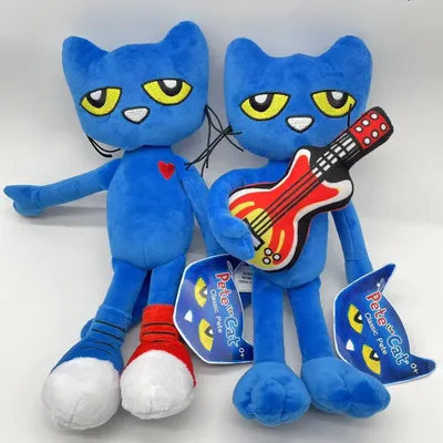 New Good-looking 30cm Pete The Cat Plush Game Animation Children's Birthday Gifts And Holiday Gifts