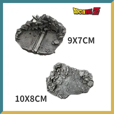 Anime Peripherals Seven Dragon Ball One Piece Soldiers Ruin Platform Scene Character Base DIY Resin