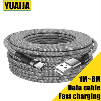 Micro USB 3m 5-meters Fast Charge Extend Cable USB Android Charging Cable for Xiaomi Redmi Samsung