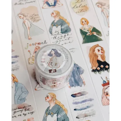 La Dolce Vita Studio Reborn From Every Day Washi PET Tape for Planner Card Making DIY Scrapbooking