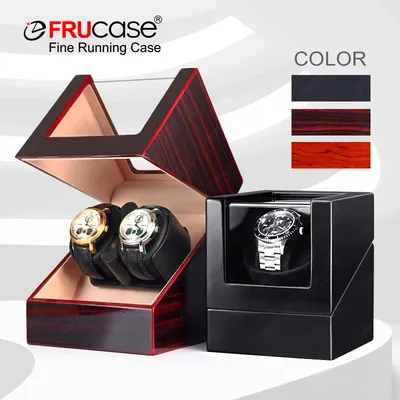 FRUCASE Multicolor Watch Winder For Automatic Watches Watch Box USB Cable with Battery Option