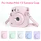 For Instax Mini 12 Camera Case PU Leather Soft Protective Case Trave Bag for Fujifilm Film Camera