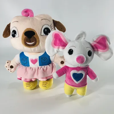 New Chip And Potato Plush Toys Doll Stuffed Animal Cartoon Pug Dog And Mouse Plush Toy For Kids