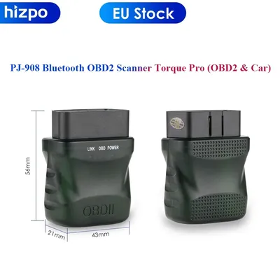 Car Monitor PJ-908 Bluetooth OBD2 Scanner Torque Pro for Hizpo Brand Store Stereo Navigation