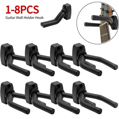 Guitar Hanger Wall Mount for Acoustic Guitar Guitar Hanger Hook Easy To Install with Screws Bass