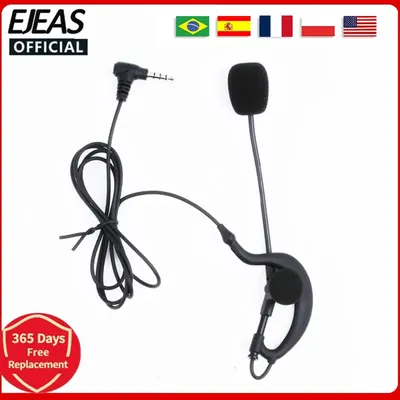 Motorcycle Referee Helmet Bike 3.5mm Jack Headset Microphone Mic For EJEAS Vnetphone V6 PRO V6C V4