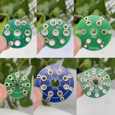 10PCS Converted Board PCB Adapter Circuit Board For CMC EIZZ 4/5/6/7/8/9 Pins Tube Socket Amplifier DIY HIFI Audio Vintage Tube