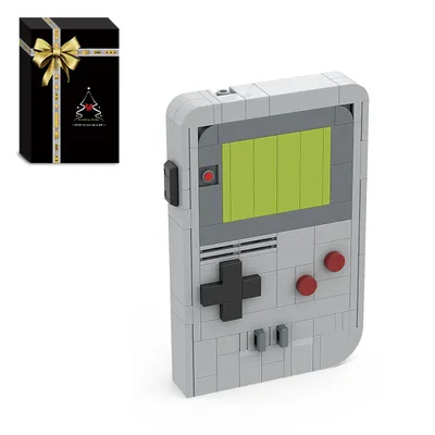 Mini Handheld Games Console Building Blocks Set Retro Controller Machine Idea Bricks Model Toys DIY