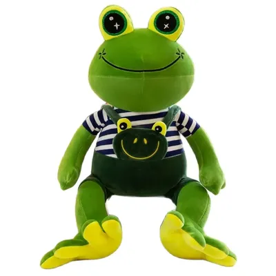 35CM Cartoon Frog Plush Toy Couple Lnternet Celebrity Children's Dolls Mall Activity Gifts Wholesale