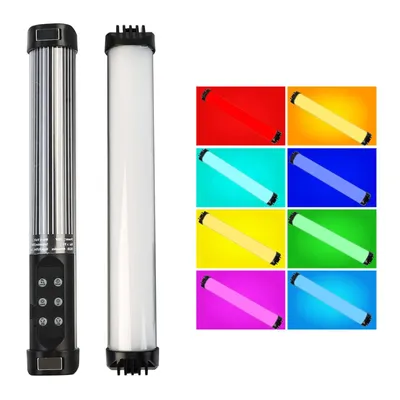 RGB Photographic Lighting 2700-7500K Magnet Photography Mini Handheld LED Light Stick Tube Stick