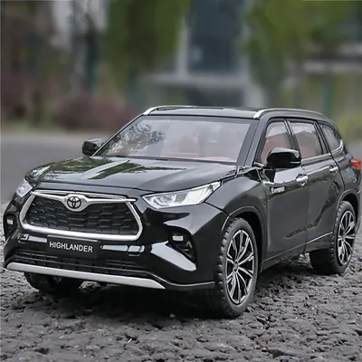 1:24 Highlander SUV Alloy Car Model Diecasts & Toy Metal Off-road Vehicles Car Model Simulation