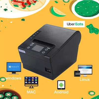 Wholesale Ubereat Doordash Printer 80MM Thermal Receipt POS Printer WIFI BT Wireless Connect 24V for
