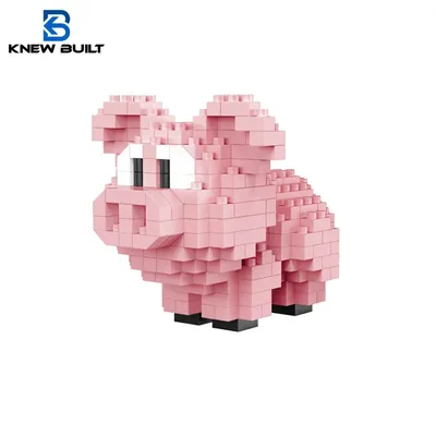 Parrot Puzzle Assembly Building Blocks Toys Animal Series 3D Model Micro Mini Diamond Brick Children