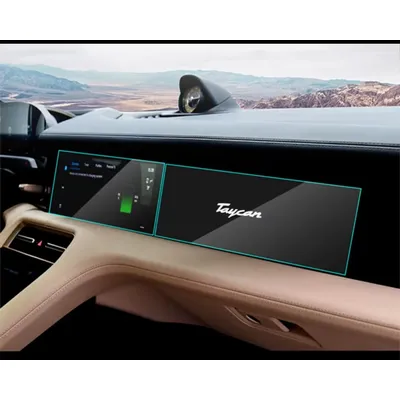 For Porsche Taycan 2020-2022 car LCD gps Navigation Tempered glass and Dashboard Screen film