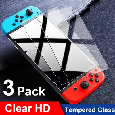 1/2/3PCS Protective Glass For Nintend Switch Tempered Glass Screen Protector for Nintendos Switch