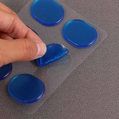 6 PCS Silicone Drum Mute Pads Drum Damper Shock Absorbing Pad Transparent Percussion Instrument