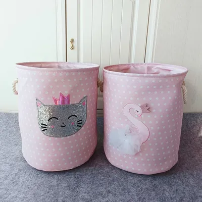 Foldable Laundry Basket for Dirty Clothes for kids baby Toys canvas wasmand large storage hamper