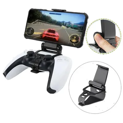 For PS5 Controller Gamepad Mobile Cell Phone Stand Smart Grip Mounting Bracket Suit for PS5