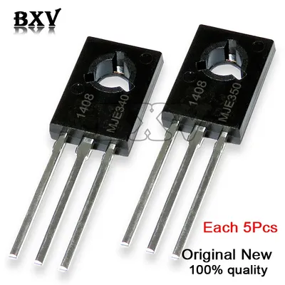 10PCS (5PCS MJE340 + 5PCS MJE350 ) TO-126 KSE340 KSE350 TO126 New Original Amplifier Tube