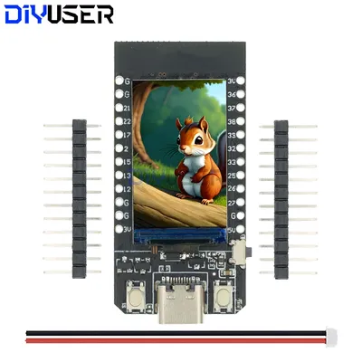 T Display ESP32 WiFi And Bluetooth-Compatible Module Development Board 1.14 Inch LCD Control for