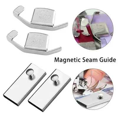 1/2pcs Magnetic Seam Guide Magnet for Sewing Machine Magnetic Sewing Guide Quilting Supplies Sewing