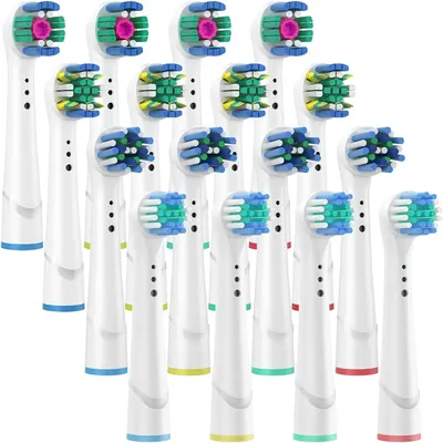 16/20PCS Brush Head nozzles for Oral B Electric Toothbrush Replacement Head Refill Sensitive Floss
