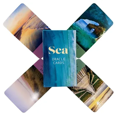 Sea Soul Oracle Cards A 48 English Visions Divination Edition Deck Borad Games Lenoramnd Tarot For Party Playing
