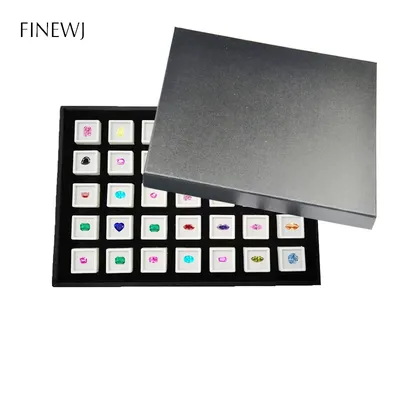 Wholesale Jewelry Gem Display Box Case Loose Diamond Storage Tool Coin Jar Show Tray Gem Pot